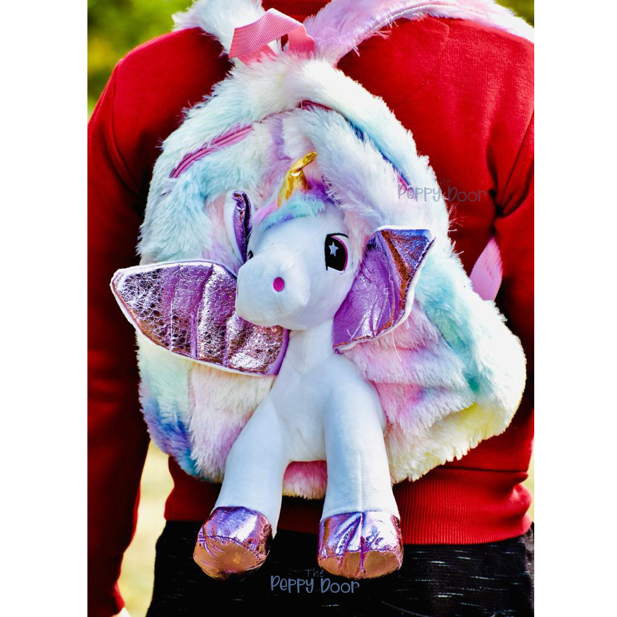 Unicorn 2025 furry backpack