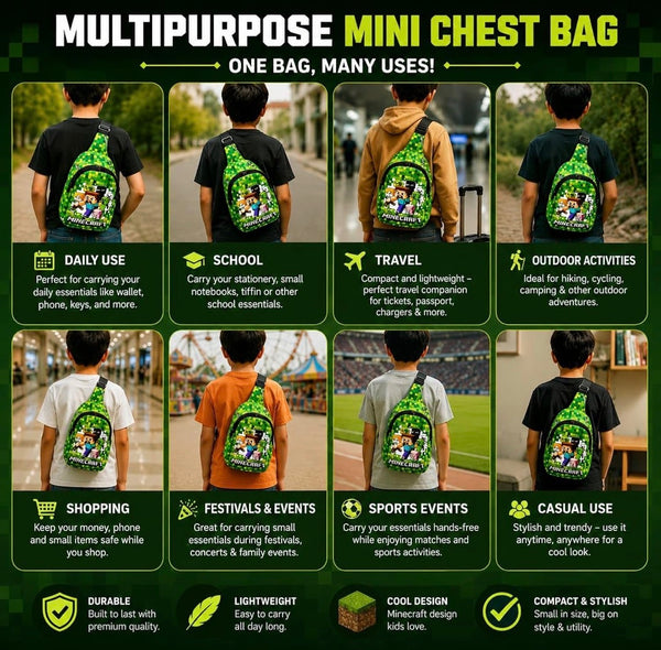 Minecraft Chest Bag