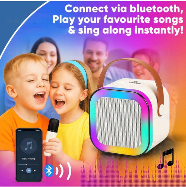 Portable Bluetooth Karaoke Speaker with Mic