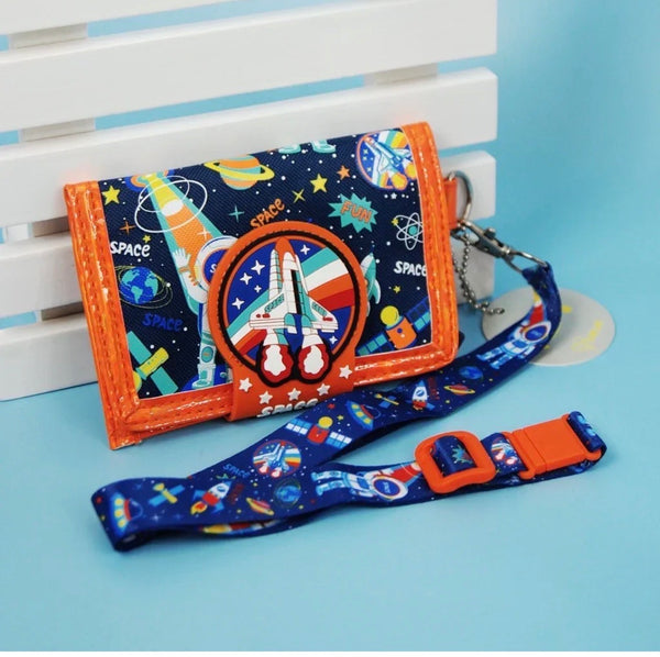 Kids Cartoon Tri-Fold Wallet Durable & Stylish