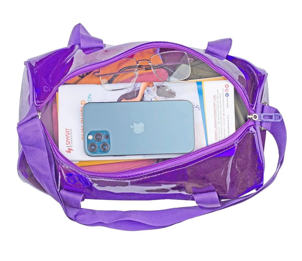 Transparent Jelly Duffle Bag | Waterproof PVC Travel & Gym Tote