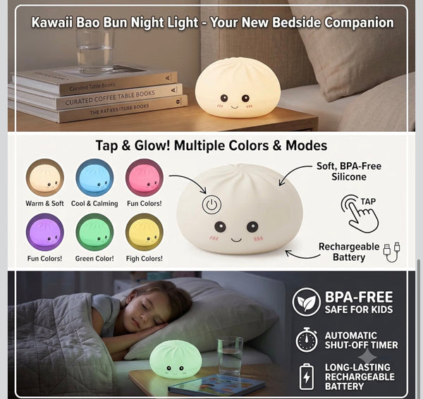 Dumpling Night Lamp