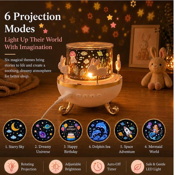 Bunny projector lamp