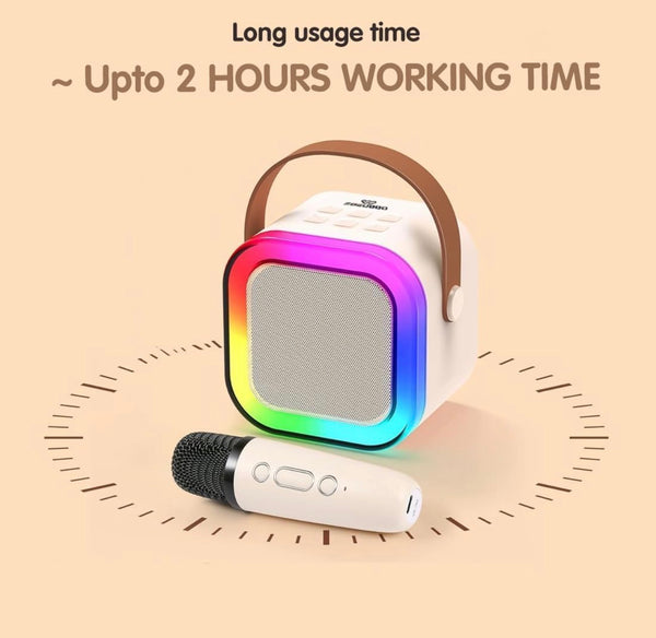 Portable Bluetooth Karaoke Speaker with Mic