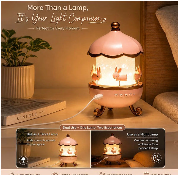 Bunny projector lamp