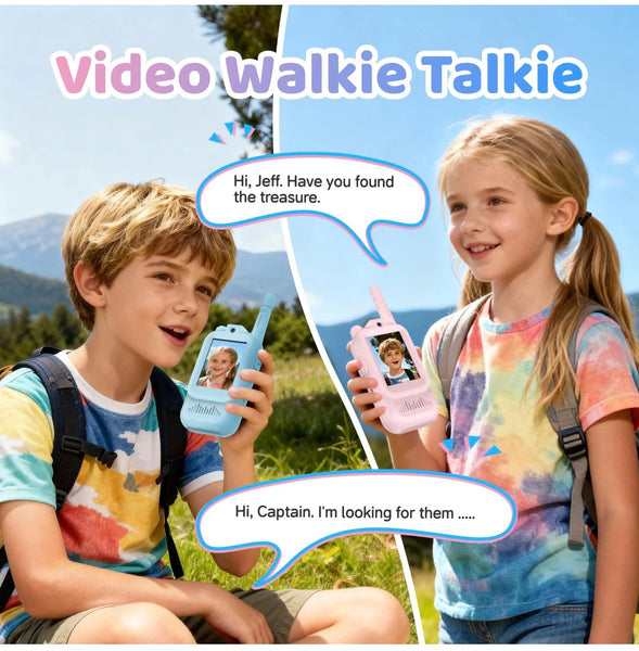 Kids Smart Walkie Talkies with Video Calling