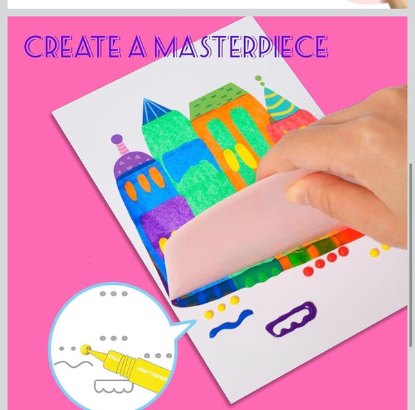 DIY Rainbow Scratch Art