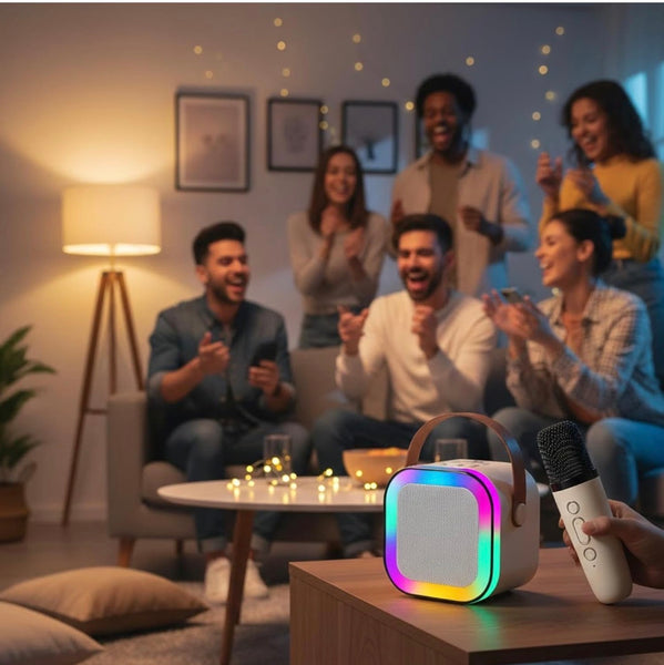 Portable Bluetooth Karaoke Speaker with Mic