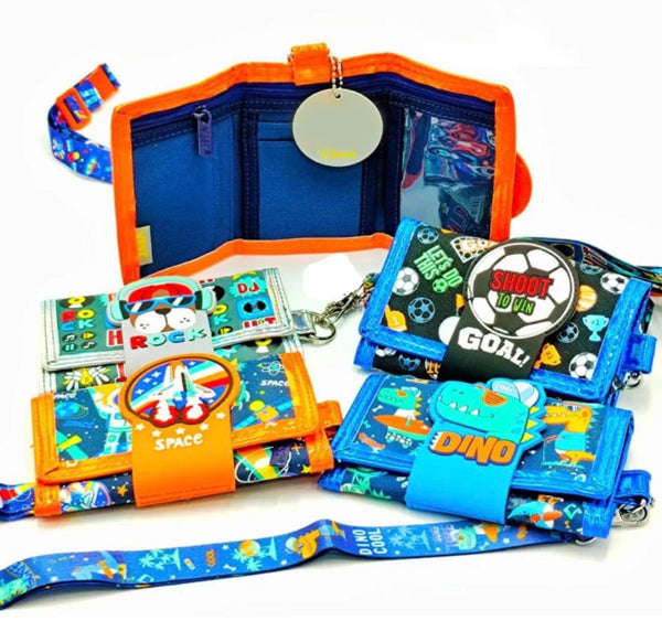 Kids Cartoon Tri-Fold Wallet Durable & Stylish