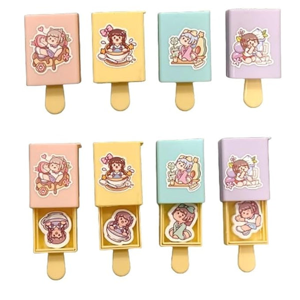 Magic Box Popsicle Shaped Ice Cream Drawer Eraser