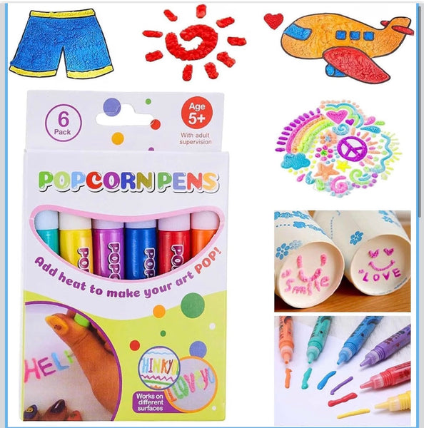 Popcorn pen - Set Of 6