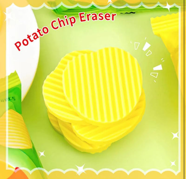 Crisps Potato Chip Eraser ( 1 pack )