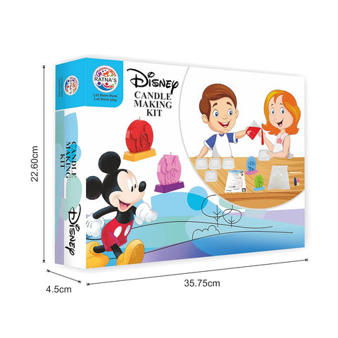 Disney Candle Making Kit Mickey & Friends ( DIY Kit for 5+ Years Kids)