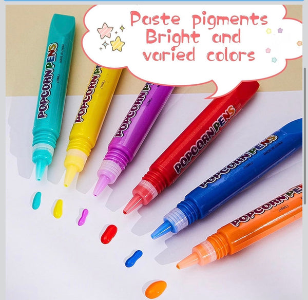 Popcorn pen - Set Of 6