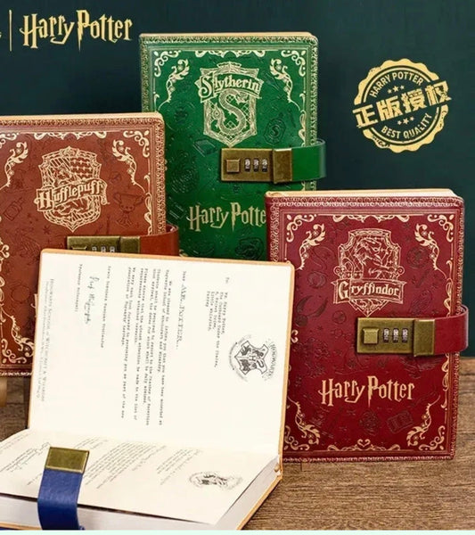 Harry Potter Leather - Retro Style Lock Diary
