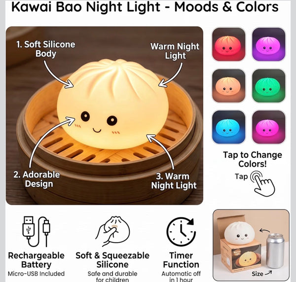 Dumpling Night Lamp
