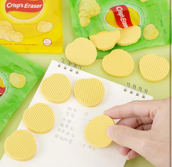 Crisps Potato Chip Eraser ( 1 pack )