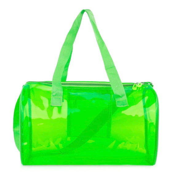 Transparent Jelly Duffle Bag | Waterproof PVC Travel & Gym Tote