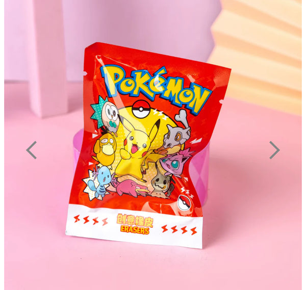 Pokemon Figure Eraser - Surprise Pack - Limited Candy Quest Collection