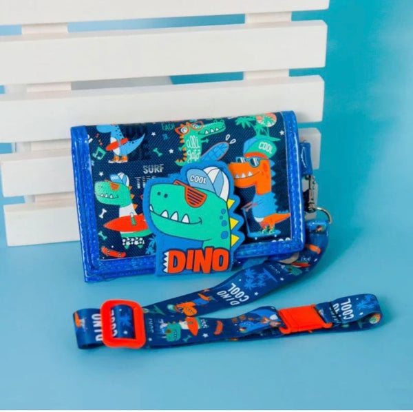 Kids Cartoon Tri-Fold Wallet Durable & Stylish
