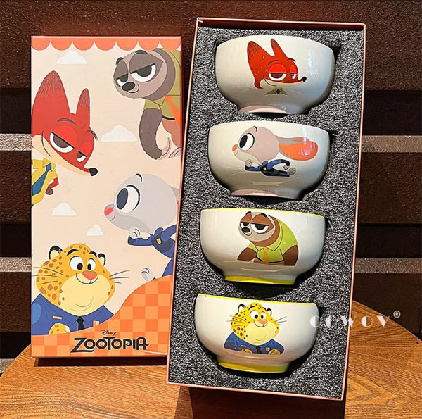 Zootopia Ceramic Bowl Set