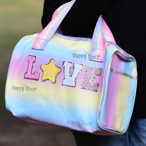 Rainbow Love Duffle Bag