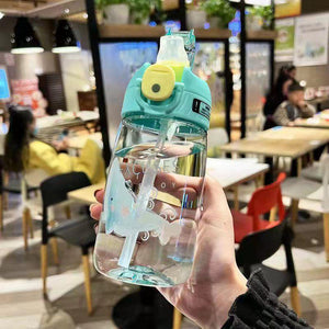 Cute Animal Straw Bottles