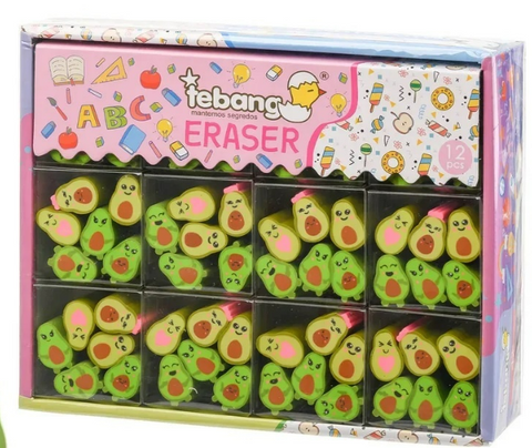 Avocado Erasers - Pack of 6