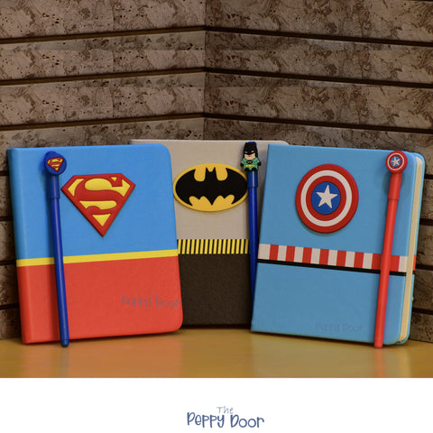 Superhero notepad with Pen Gift set